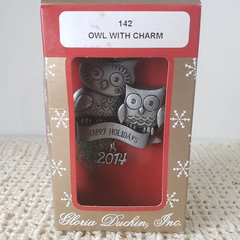 Gloria Duchin Christmas Ornament Owl 2014